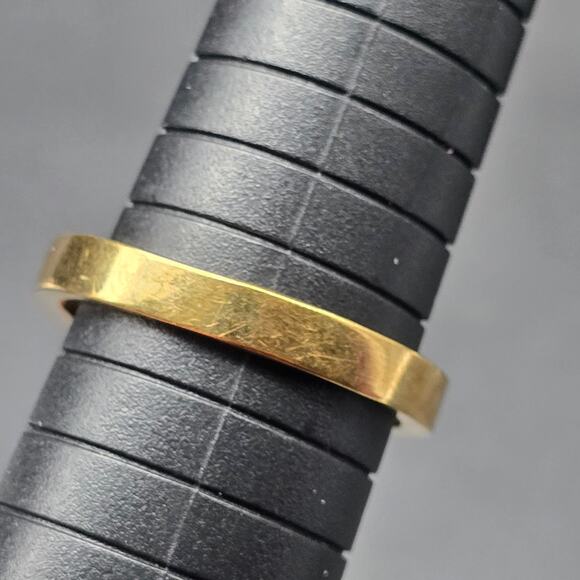 Pear Cut CZ Ring 14K Gold Plated Size 10.75 Lind 14K HGE Layered - Picture 4 of 14